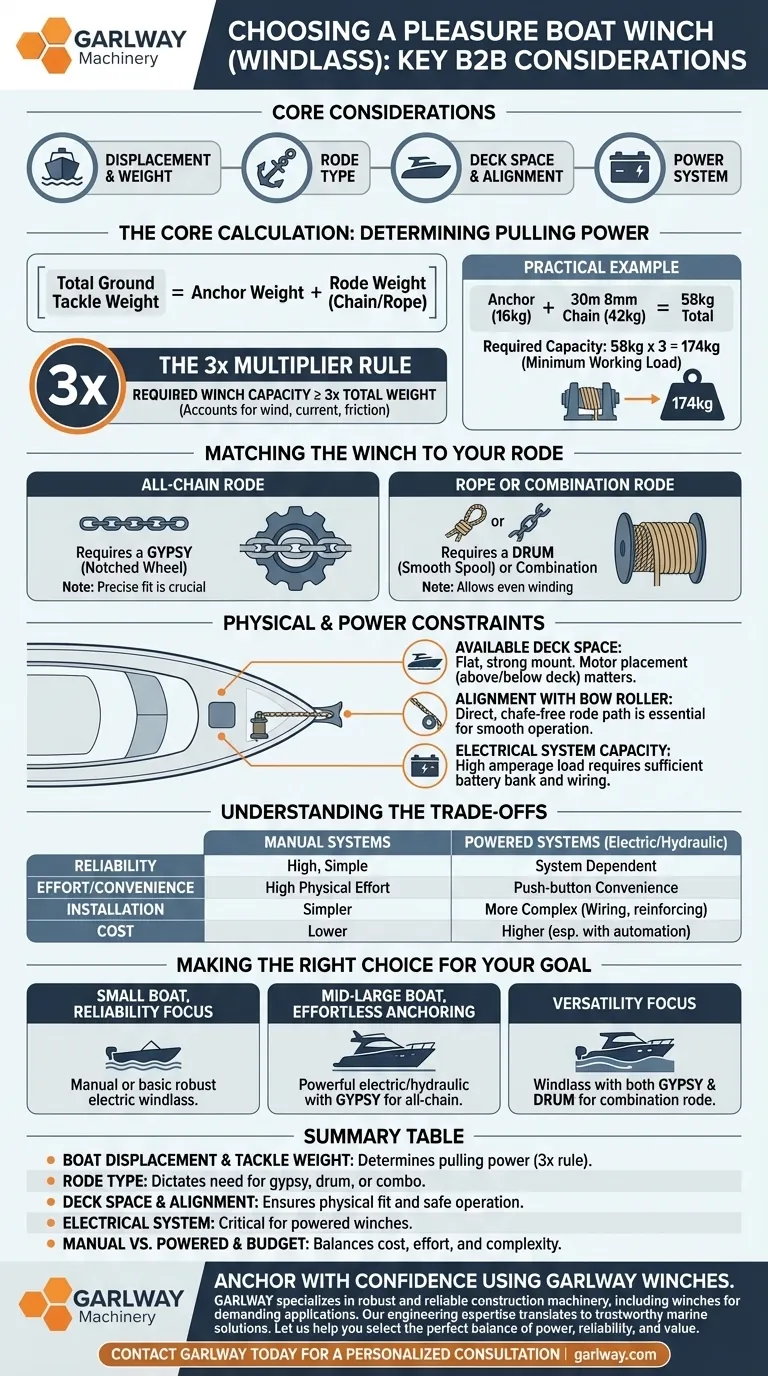 选择休闲船只的绞车时应考虑什么？确保安全省力的抛锚 图解指南