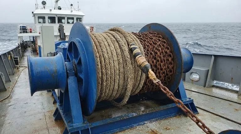 체인과 로프가 혼합된 드럼 윈치를 사용할 때의 어려움은 무엇인가요? 안정적인 앵커링을 위해 로프를 마스터하세요.