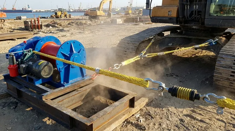 릴 윈치를 사용할 때 충격 하중을 완화하는 방법은 무엇인가요? 탄성 솔루션으로 장비를 보호하세요.