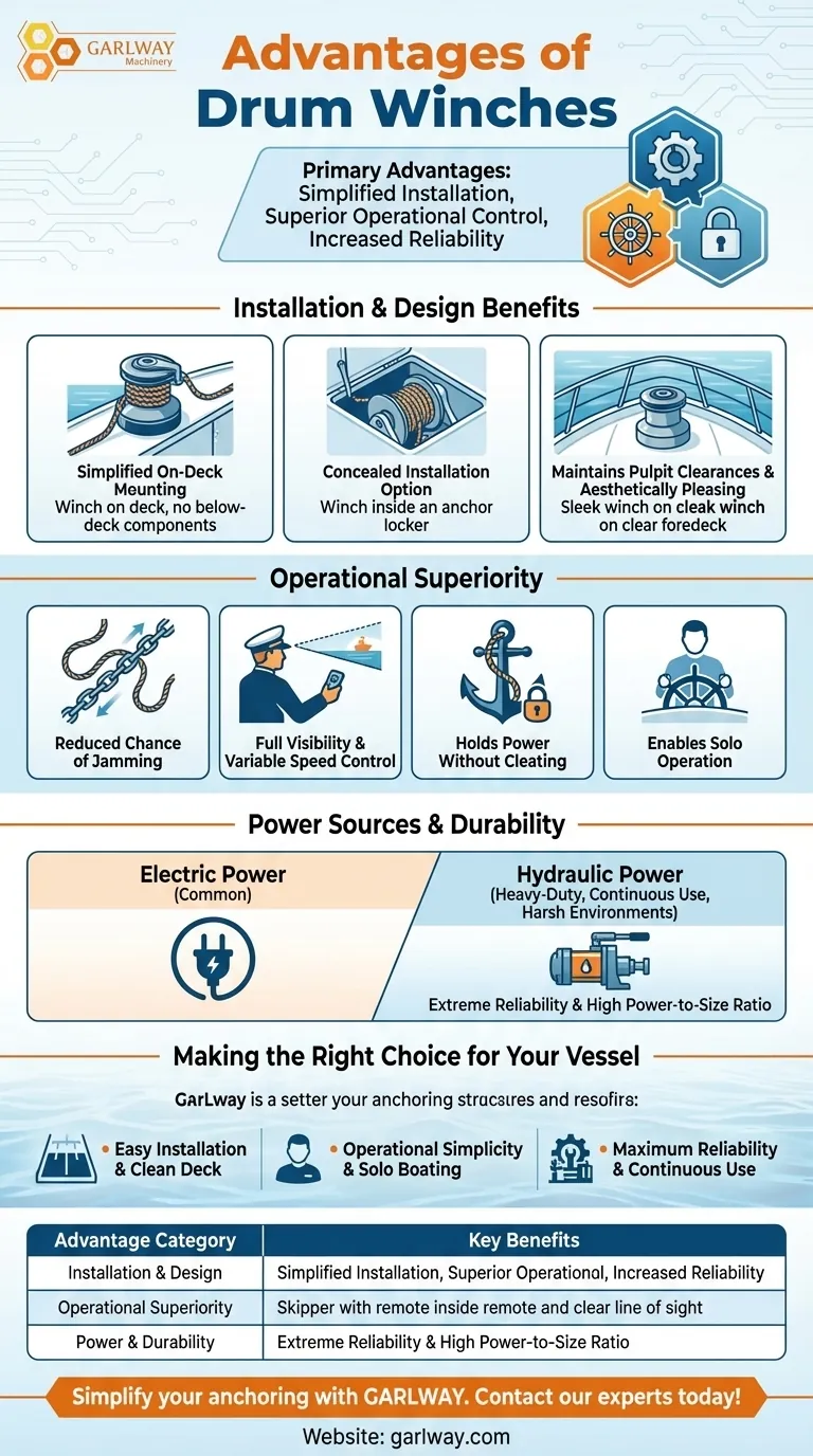 ドラムウインチの利点は何ですか？簡単な設置と信頼性で優れた係留を実現 ビジュアルガイド
