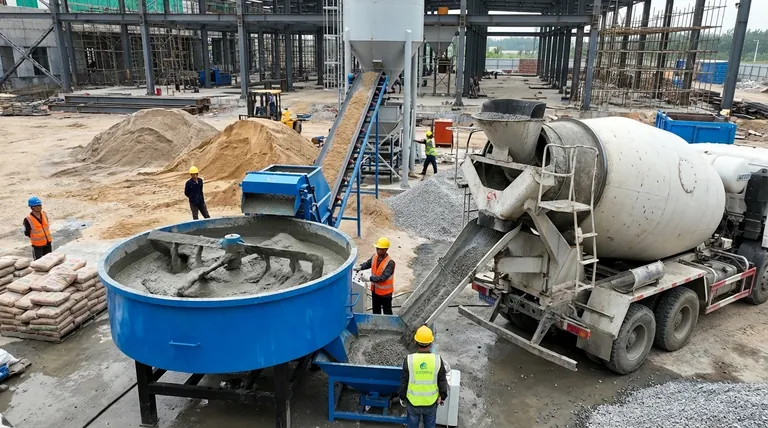 배치 믹서는 어떻게 분류되나요? 프로젝트에 드럼 믹서와 팬 믹서 중 선택하기