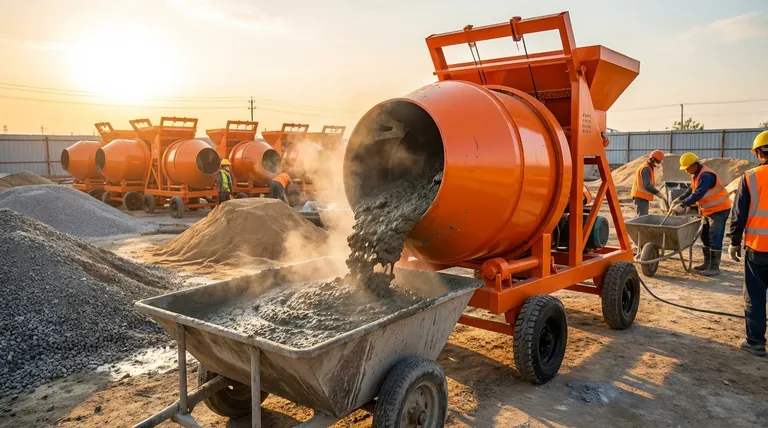 반전 드럼 믹서의 특징은 무엇인가요? 건조 및 특수 콘크리트에 대한 탁월한 제어력