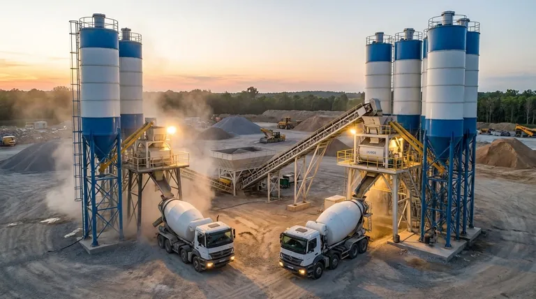 혼합 방식에 따른 RMC 플랜트의 종류는 무엇인가요? 건식 배치 vs 습식 배치 설명