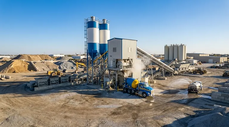 레디믹스 콘크리트는 어떻게 제조되나요? 일관된 품질을 위한 정밀 배치