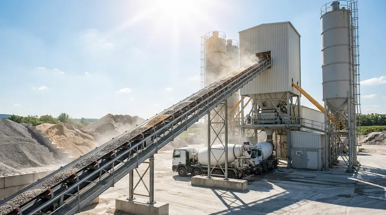 혼합 플랜트에서 골재를 운반하는 두 가지 방식은 무엇인가요? 호퍼 대 벨트 운반 설명