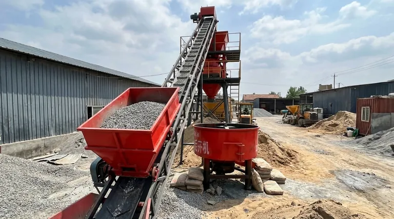 골재 운반을 위한 호퍼 리프팅의 장점은 무엇인가요? 공간 및 단순성 극대화