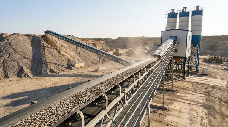 골재용 벨트 컨베이어의 장점은 무엇인가요? 건설 현장의 효율성 및 신뢰성 향상