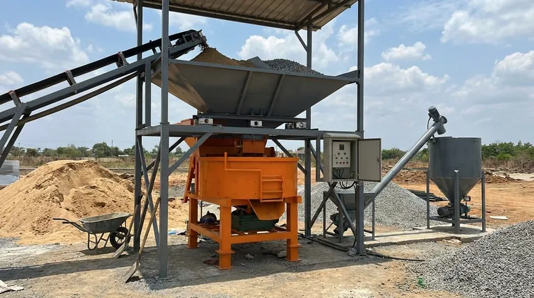 시간당 20세제곱미터 미만의 생산 능력을 가진 플랜트에서는 어떤 계량 방식이 사용됩니까?