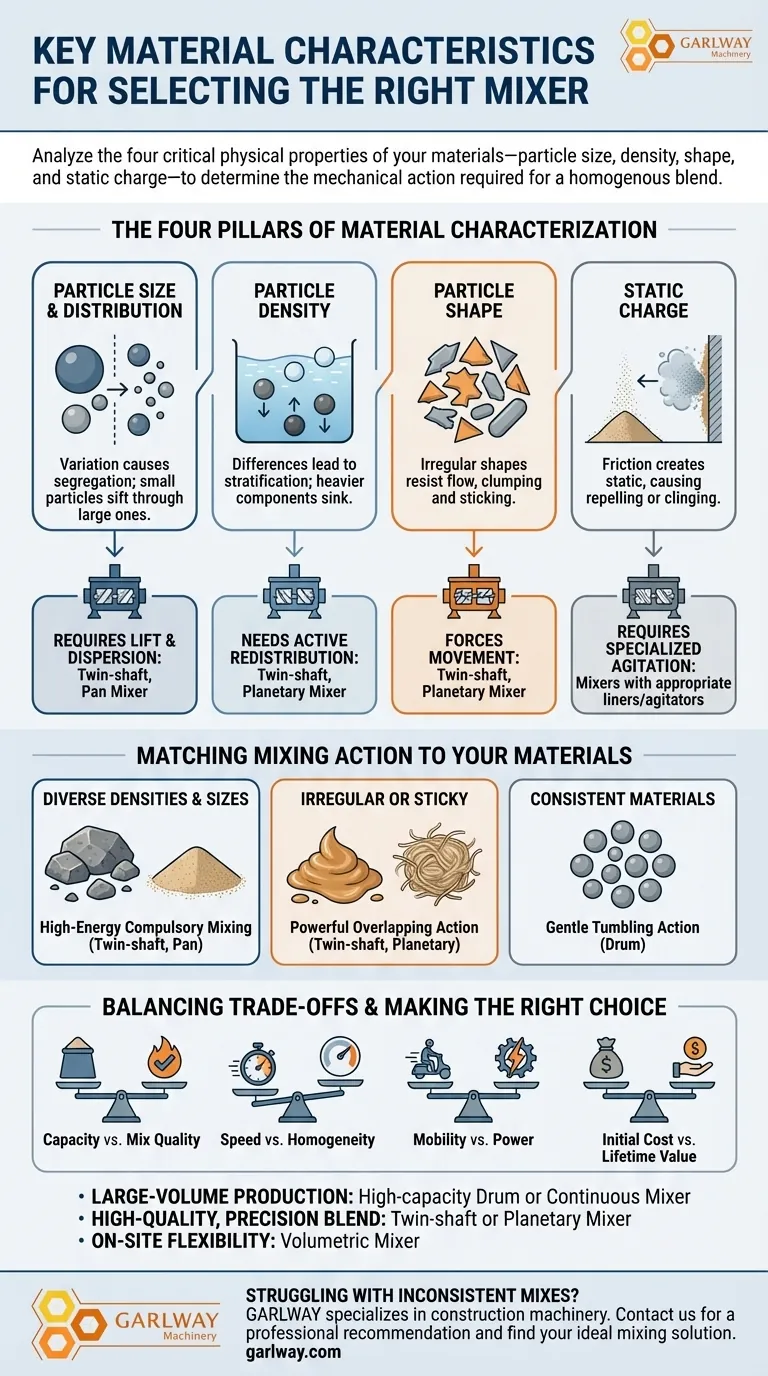 Welche wesentlichen Materialeigenschaften müssen bei der Auswahl eines Mischers berücksichtigt werden? Sorgen Sie für eine perfekte Mischung jedes Mal Visuelle Anleitung