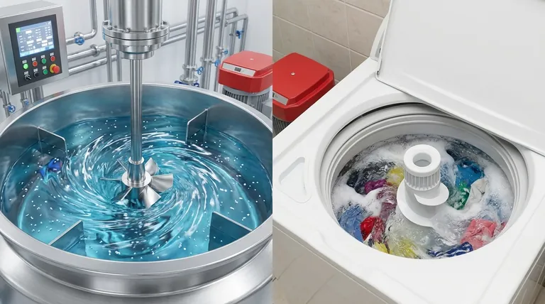 كيف تختلف خلاطات التحريك عن محركات الغسالات؟ الدقة مقابل الحركة البسيطة