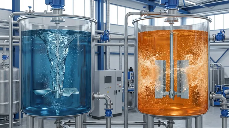 교반기 혼합기의 두 가지 주요 분류는 무엇인가요? 축 방향 vs. 방사형 흐름 설명