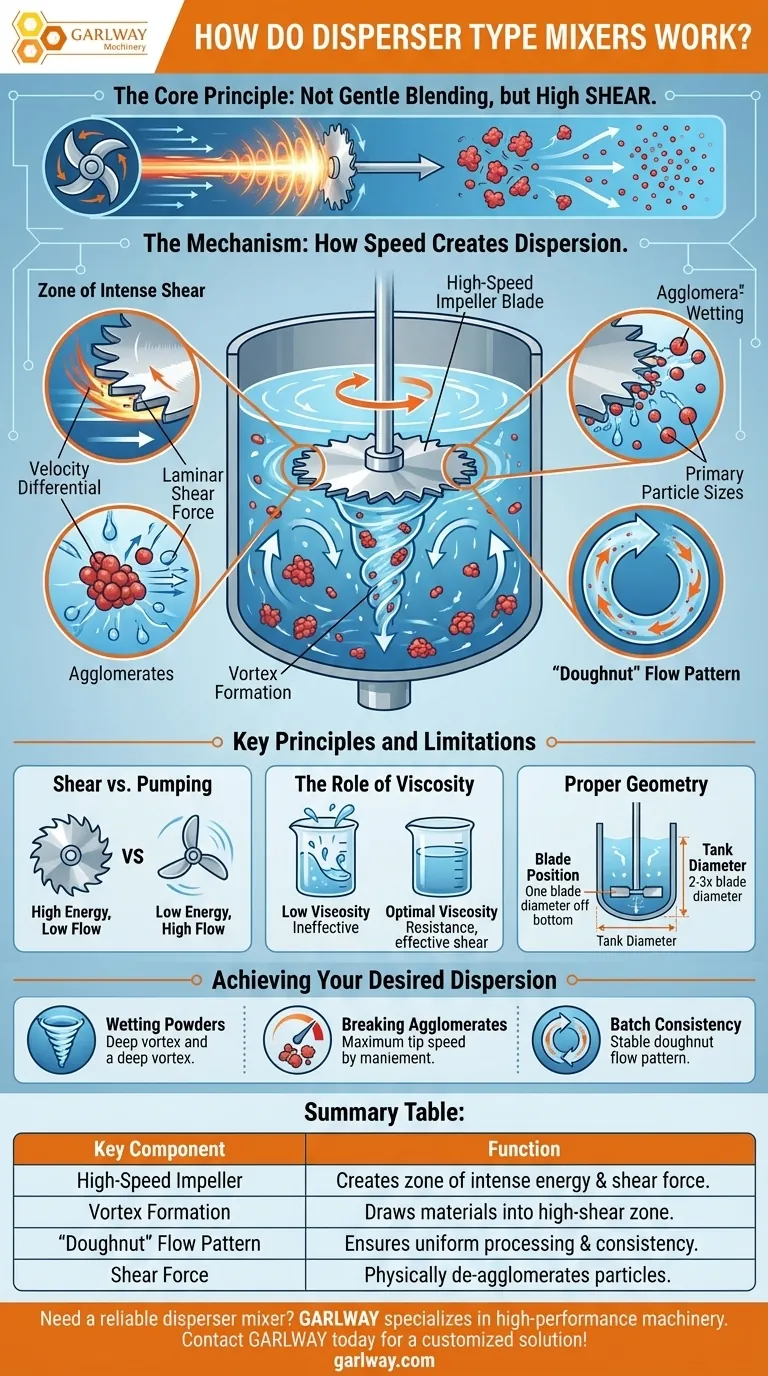 분산기 유형 믹서는 어떻게 작동합니까? 제품의 완벽한 입자 분산 달성 시각적 가이드