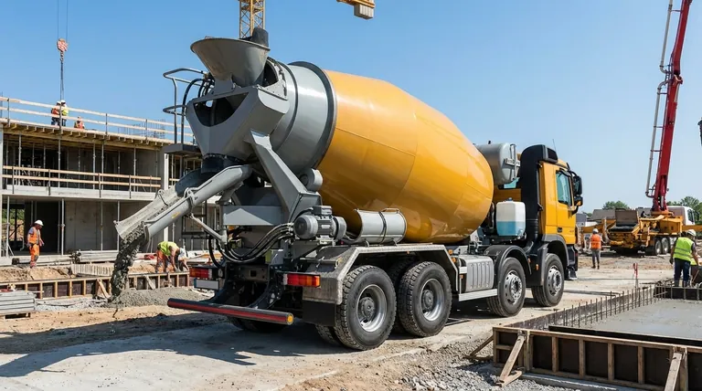 ما هي المكونات الرئيسية لشاحنة خلاطة الخرسانة؟ دليل مصنع الخلط المتنقل