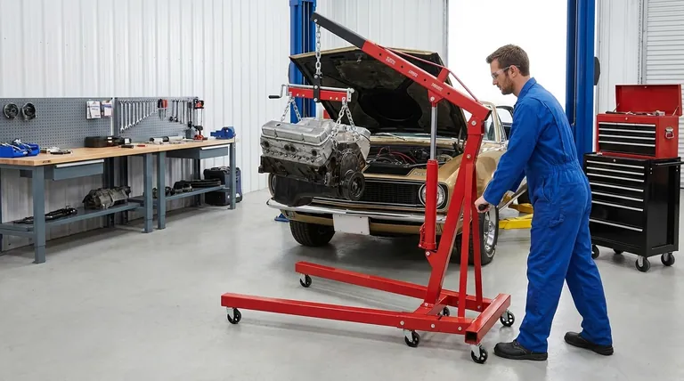 كيف يتم استخدام رافعات المحرك؟ دليل خطوة بخطوة لإزالة المحرك بأمان