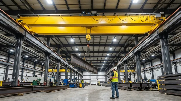 오버헤드 크레인의 특징은 무엇인가요? 시설의 자재 취급 효율을 극대화하세요.