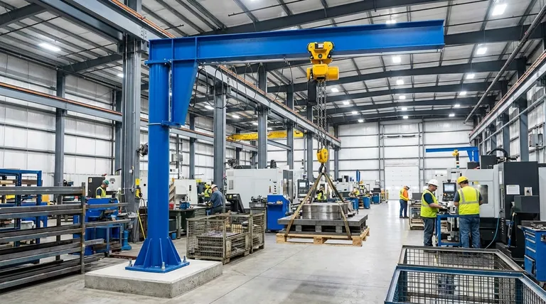 지브 크레인의 구성 요소는 무엇인가요? 핵심 리프팅 시스템 부품 가이드