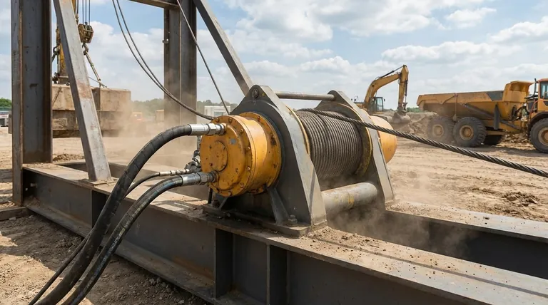 윈치에 일반적으로 사용되는 유압 모터 유형은 무엇입니까? 최대 토크용 롤러 고정자 모터