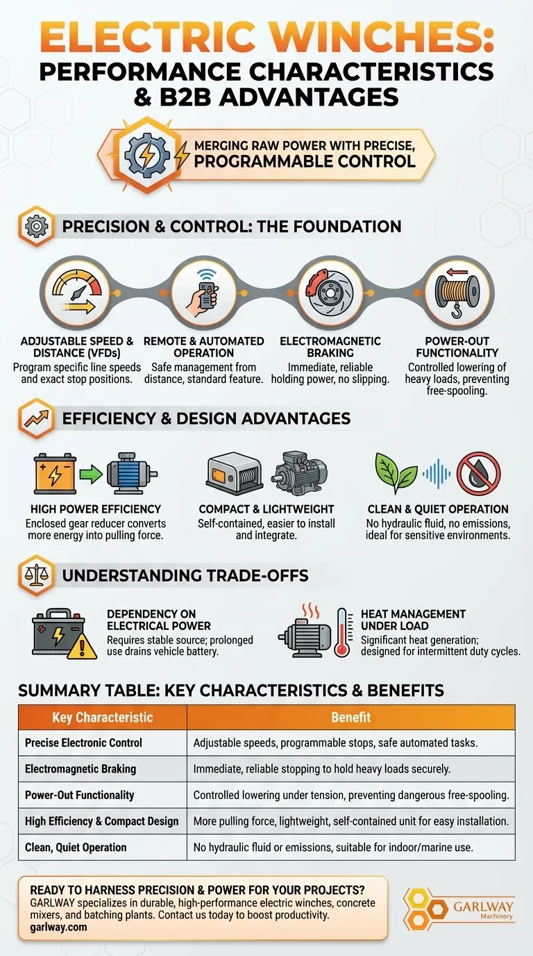 电动绞盘提供哪些性能特点？解锁精准动力与控制 图解指南