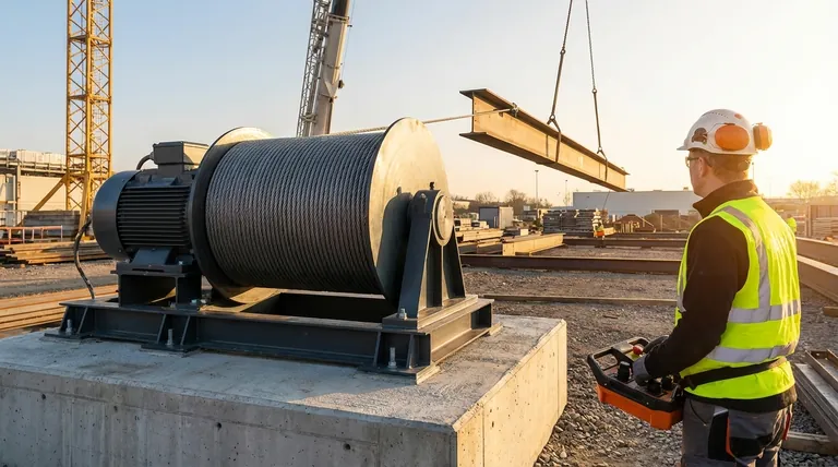 윈치 기계는 중량물 인양 작업의 안전을 어떻게 향상시킵니까? 제어되고 사고 없는 인양을 보장합니다.