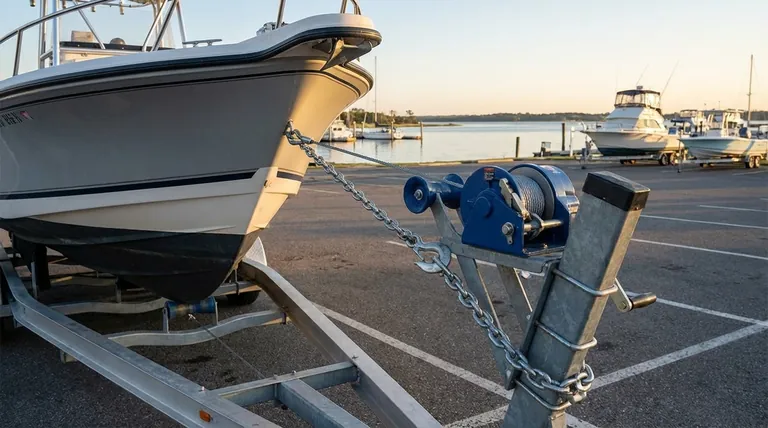 لماذا لا ينبغي الاعتماد فقط على رافعة المقطورة لتثبيت القارب؟ تجنب الفشل الكارثي على الطريق