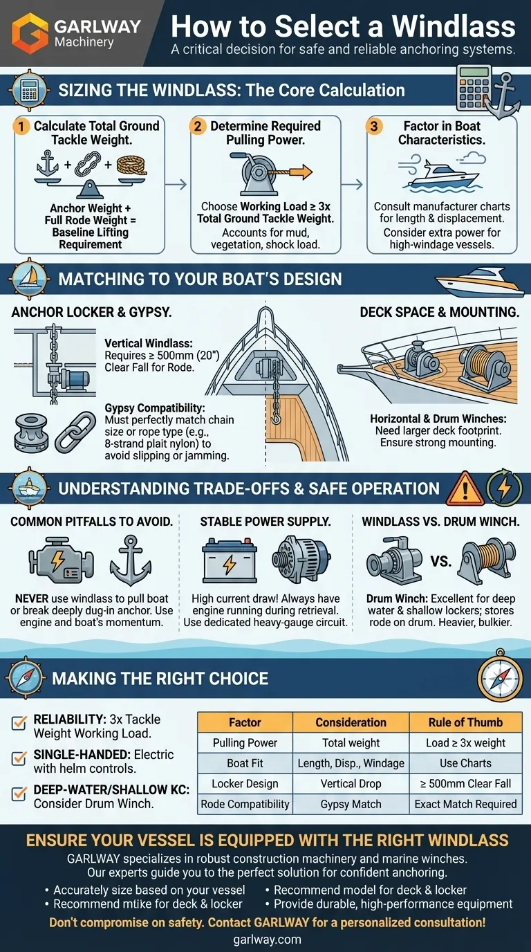 윈드래스를 어떻게 선택해야 할까요? 안전한 앵커링을 위해 선박에 맞는 동력 및 설계를 선택하세요. 시각적 가이드