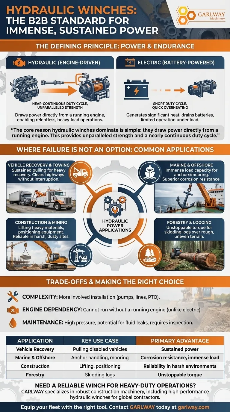 液压绞车最常见于何处？重型作业的动力之源 图解指南