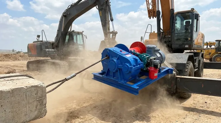 液压绞车最常见于何处?重型作业的动力之源