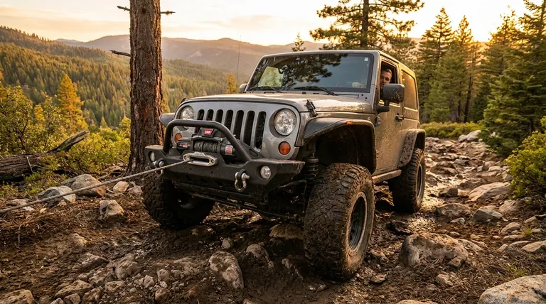 أين يتم تركيب رافعة السحب عادةً على مركبة الطرق الوعرة؟ ميزة استراتيجية للتركيب الأمامي