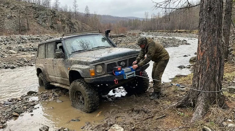 Por que um guincho elétrico pode ser melhor para off-road solo? Linha de Vida Independente do Motor para Autossuficiência Máxima