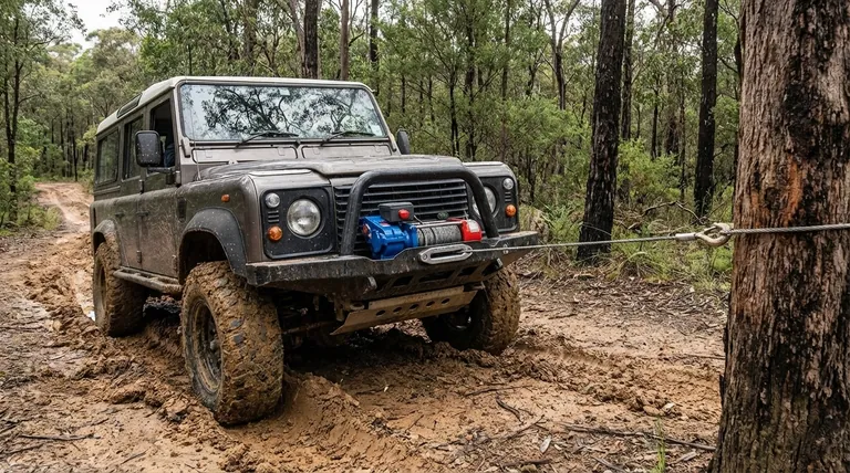 4x4車におけるウインチの使用方法とは?オフロードでの自己救助ガイド