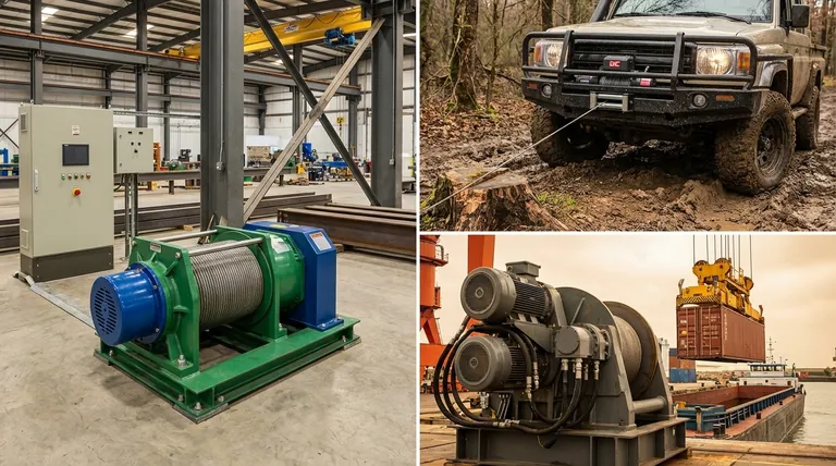 有哪些类型的电动绞盘?选择适合您工作的绞盘