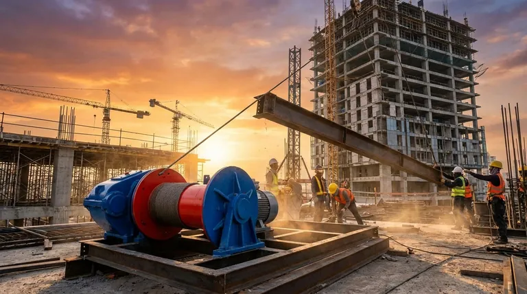 What are the primary uses of winches in the construction industry? Essential for Lifting, Pulling & Safety