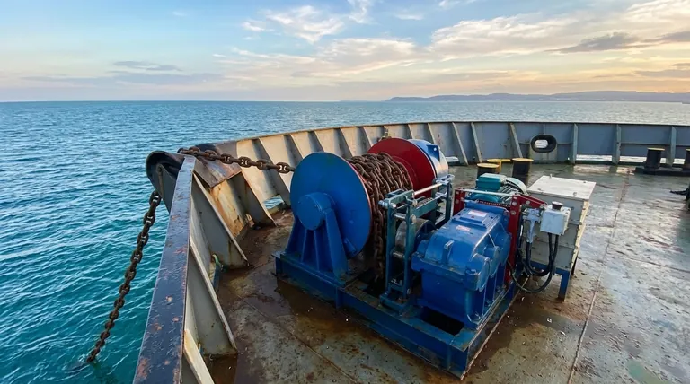 What are the main components of an anchor windlass? A Guide to Power, Grip, and Control