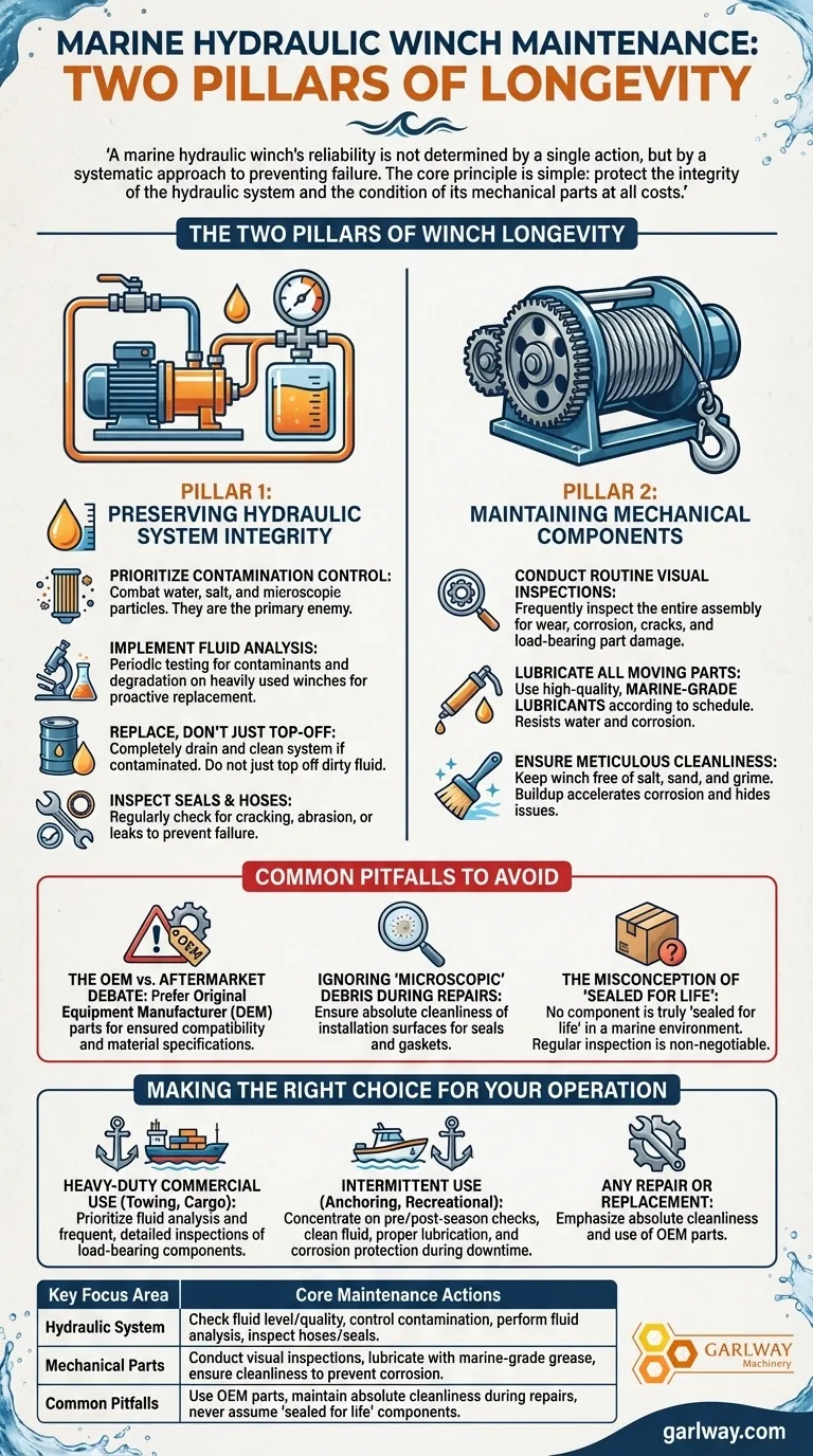 推荐采取哪些维护措施来保养船用液压绞车？最大化可靠性的主动指南 图解指南