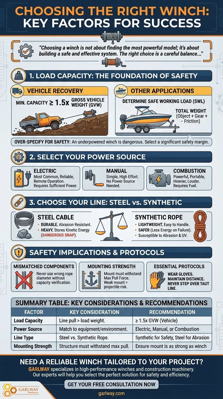 Quais fatores devem ser considerados ao escolher o guincho certo para um projeto? Garanta Segurança e Eficiência Guia Visual