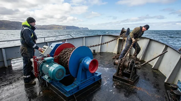 수동 앵커 윈들리스와 전동 앵커 윈들리스의 검색 속도에는 어떤 실질적인 차이가 있습니까? 손쉬운 앵커링 대 수작업