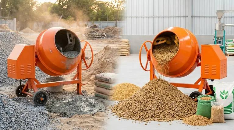 ما هي بعض التطبيقات الشائعة للخلاطات الأسطوانية؟ بخلاف خلط الخرسانة