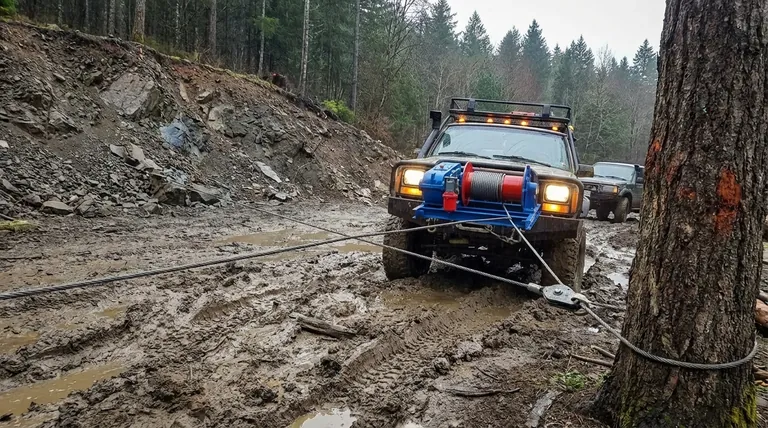 윈치를 더 강하게 만드는 것은 무엇인가요? 차량의 최대 견인력을 발휘하세요