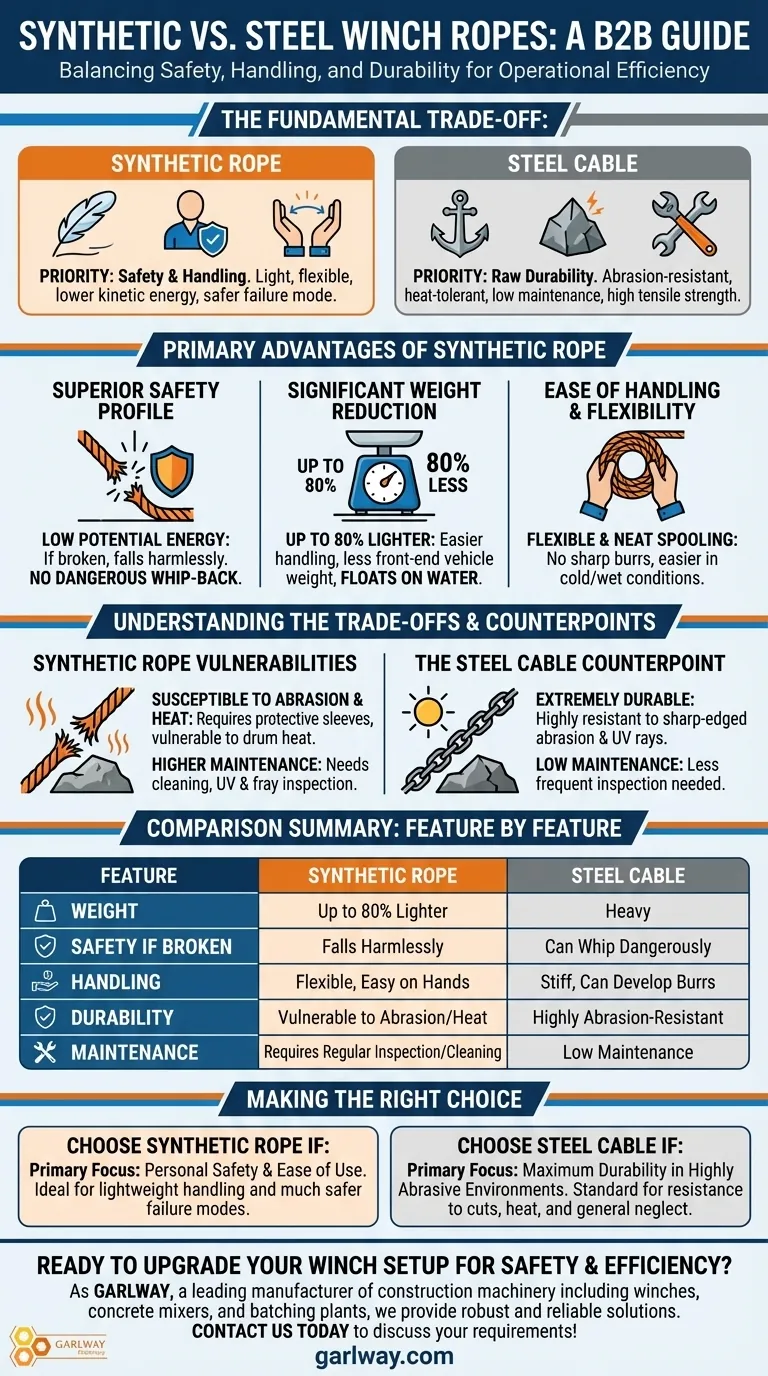 Quels sont les avantages de l'utilisation d'une corde synthétique pour un treuil ? Découvrez les avantages clés pour la sécurité et les performances Guide Visuel
