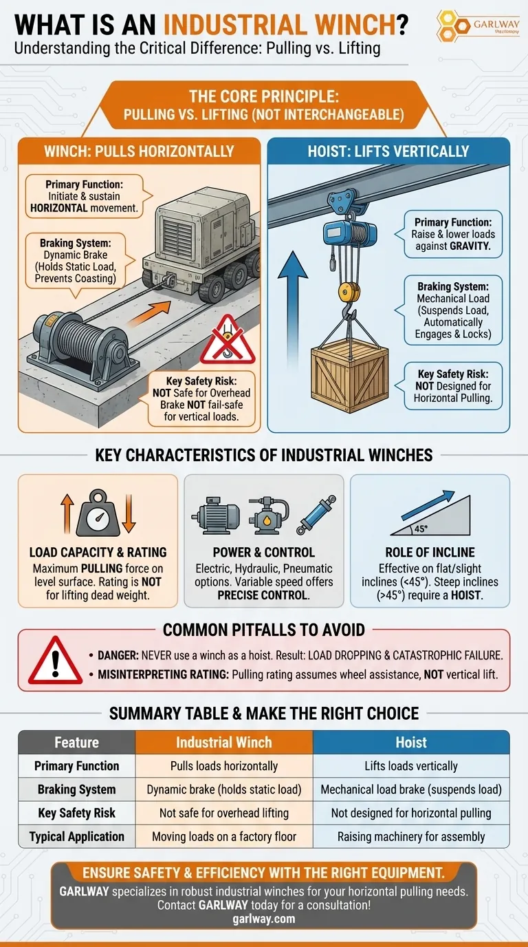 산업용 윈치는 무엇인가요? 안전한 중량물 인양을 위한 필수 가이드 시각적 가이드