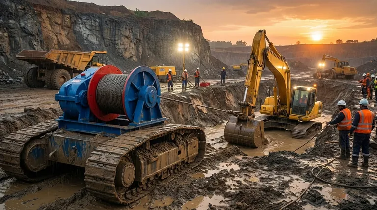 ما هي بعض الأمثلة على عمليات الاستعادة التي تستخدم الرافعات؟ من الاستعادة الذاتية للطرق الوعرة إلى إنقاذ السفن.