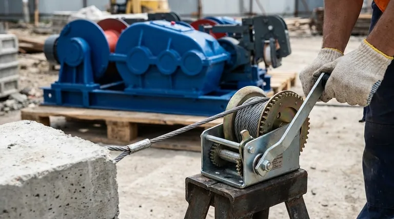 핸드 윈치는 양방향으로 작동합니까? 안전한 당김 대 제어된 해제에 대한 안내서