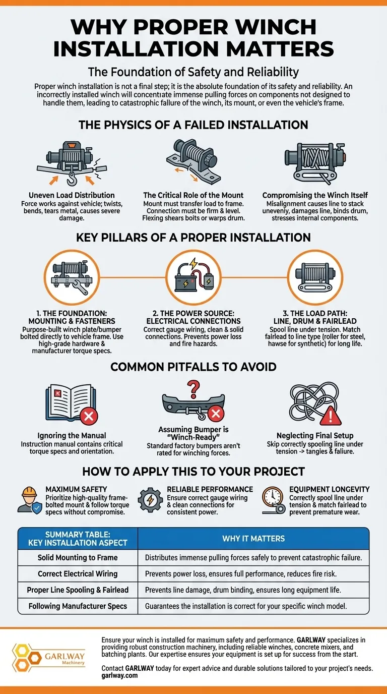 Warum ist eine ordnungsgemäße Windenmontage wichtig? Gewährleisten Sie Sicherheit und Zuverlässigkeit für Ihr Fahrzeug Visuelle Anleitung