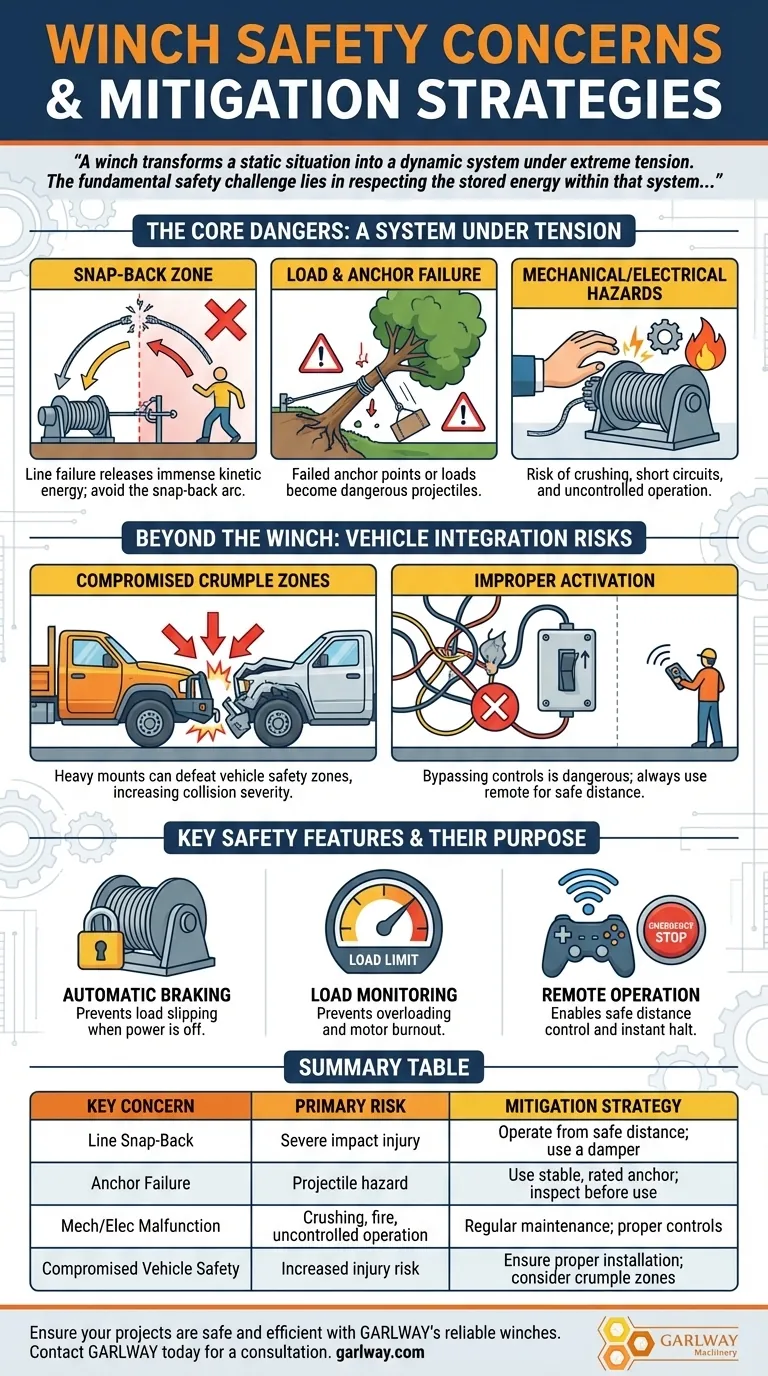 Quelles sont les préoccupations de sécurité associées aux treuils ? Éviter les défaillances catastrophiques et les blessures Guide Visuel