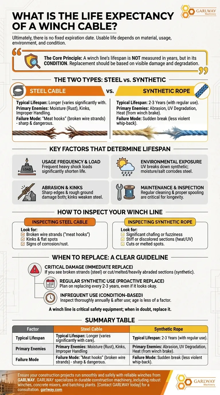 ¿Cuál es la vida útil de un cable de cabrestante? Maximice la vida útil y la seguridad de su equipo Guía Visual