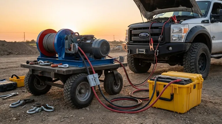 ما هي خيارات الطاقة المتاحة للرافعات المحمولة؟ عزز قوة السحب لديك بأمان