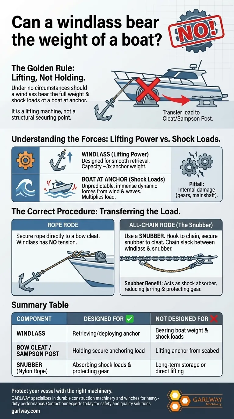 Un guindeau peut-il supporter le poids d'un bateau ? Pourquoi c'est une erreur critique Guide Visuel