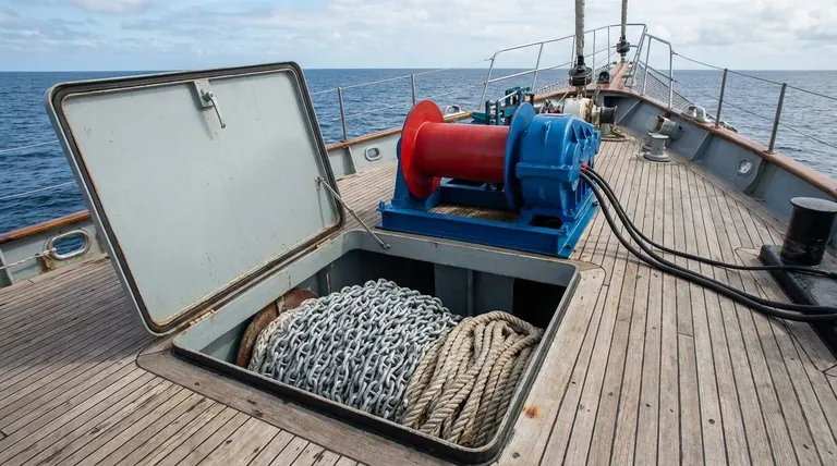 전동 앵커 윈들래스에는 어떤 크기의 앵커 로커가 필요합니까? 걸림 없는 인양을 보장하십시오.