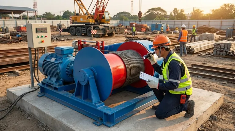 ما الذي يجب فحصه أثناء فحص ما قبل التشغيل لرافعة كهربائية؟ دليل سلامة كامل