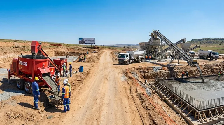 콘크리트 믹서의 두 가지 유형은 무엇인가요? 프로젝트 요구 사항에 맞는 믹서 선택하기